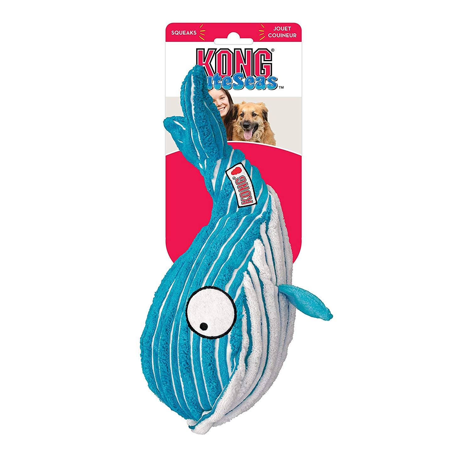 Kong Whale Dog Toy - Medium