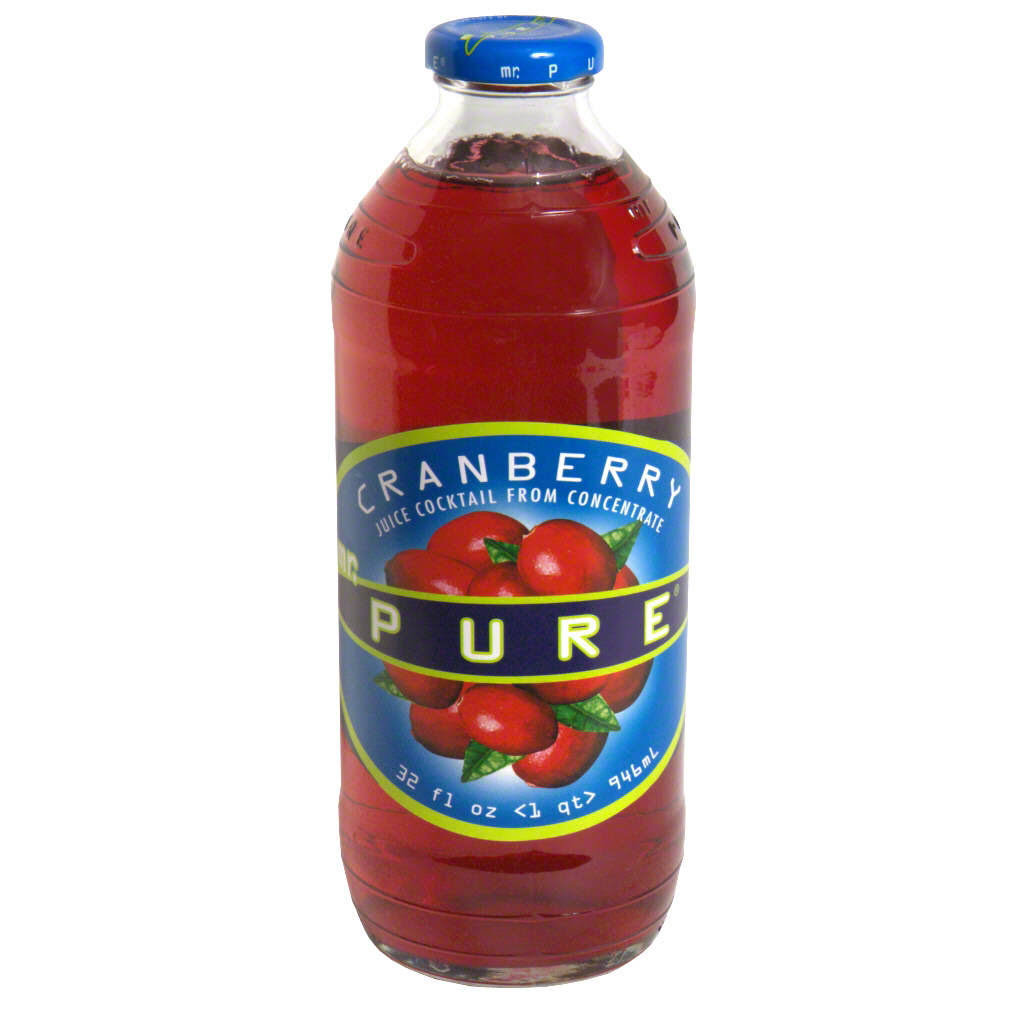 Mr. Pure Juice Cocktail - Cranberry, 32oz
