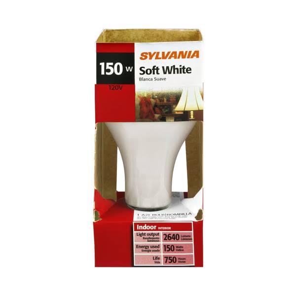 Sylvania Soft White Indoor Light Bulb - 150W, 120V