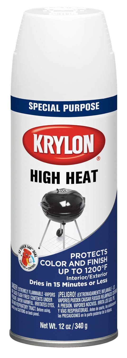 Krylon K01505000 High Heat Spray Paint - 12oz
