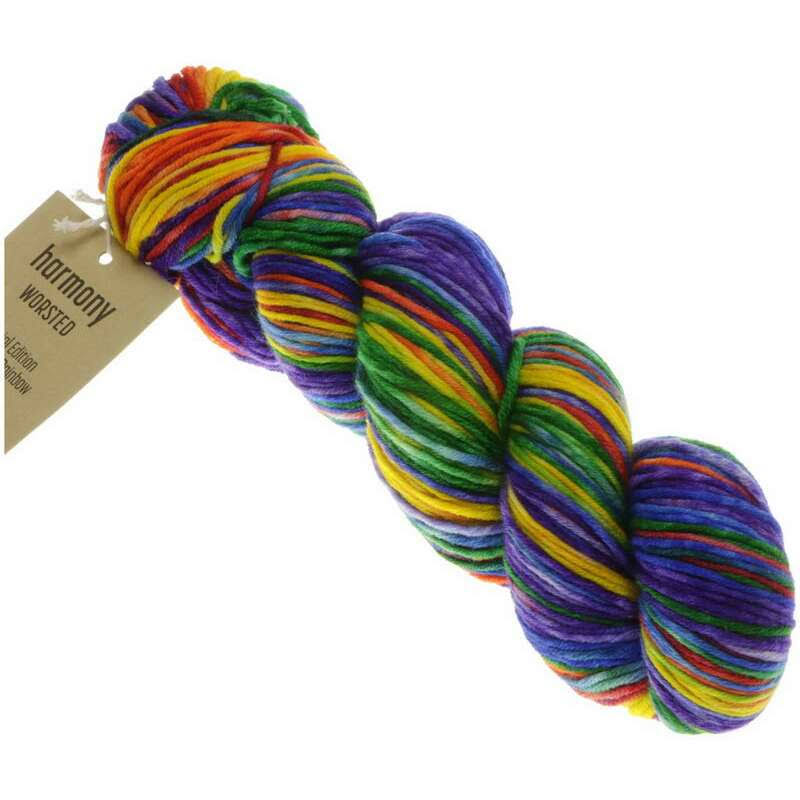 Urth Yarns Uneek Worsted, Harmony - Special Edition Hand Dyed Rainbow