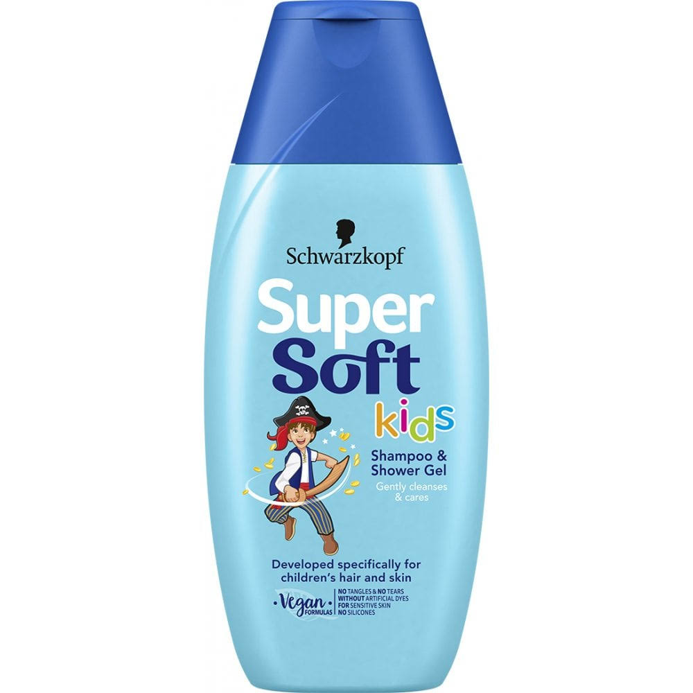 Schwarzkopf Schw Supersoft Kids Shampoo Shower Gel 250ml