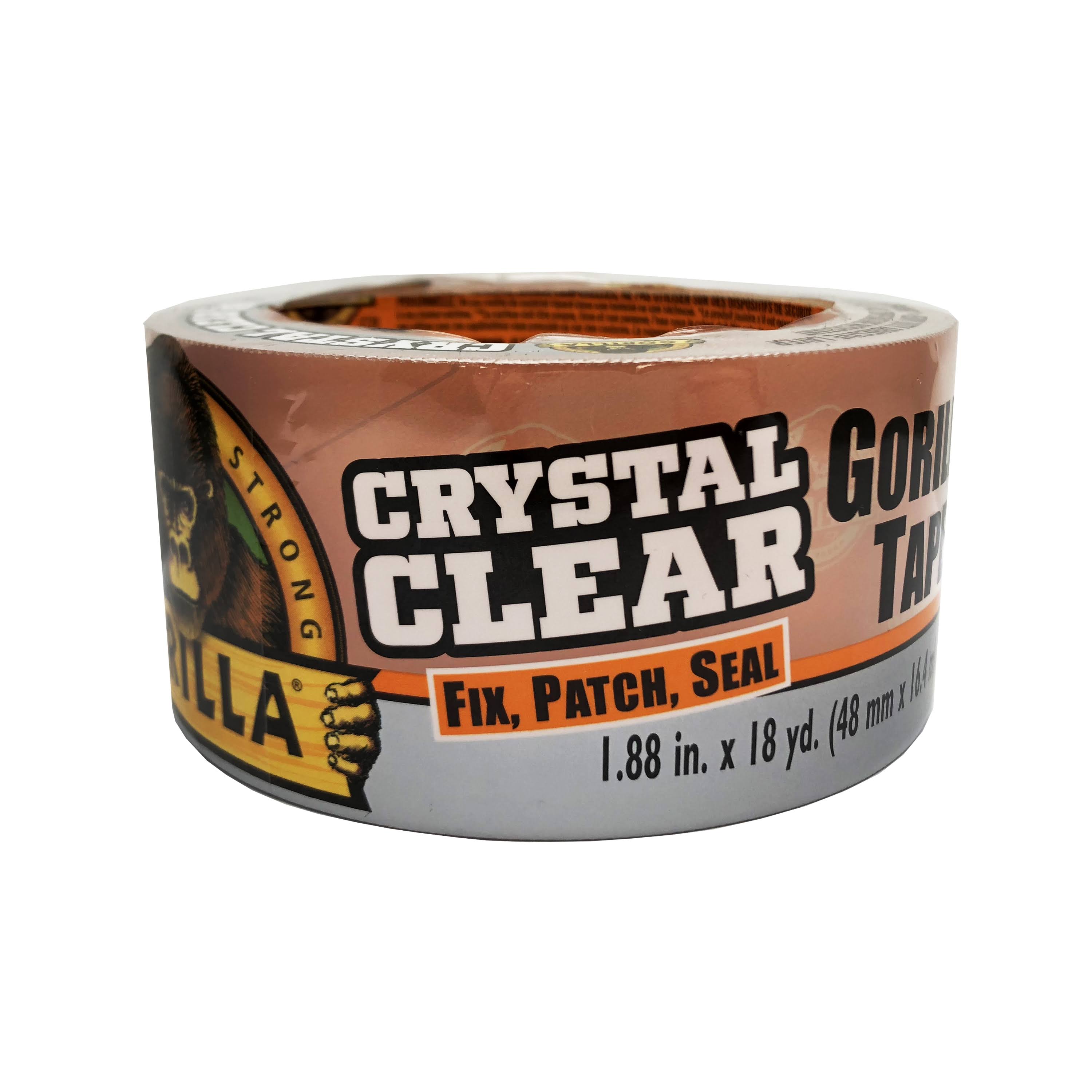 Gorilla Glue Crystal Clear Tape - 1.88" x 18yds