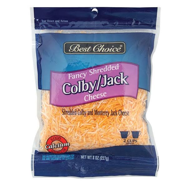 Best Choice Shredded Cheese, Fancy, Colby/Jack - 8 oz