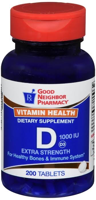 Gnp Vitamin D 1000 IU - 200 Tablets