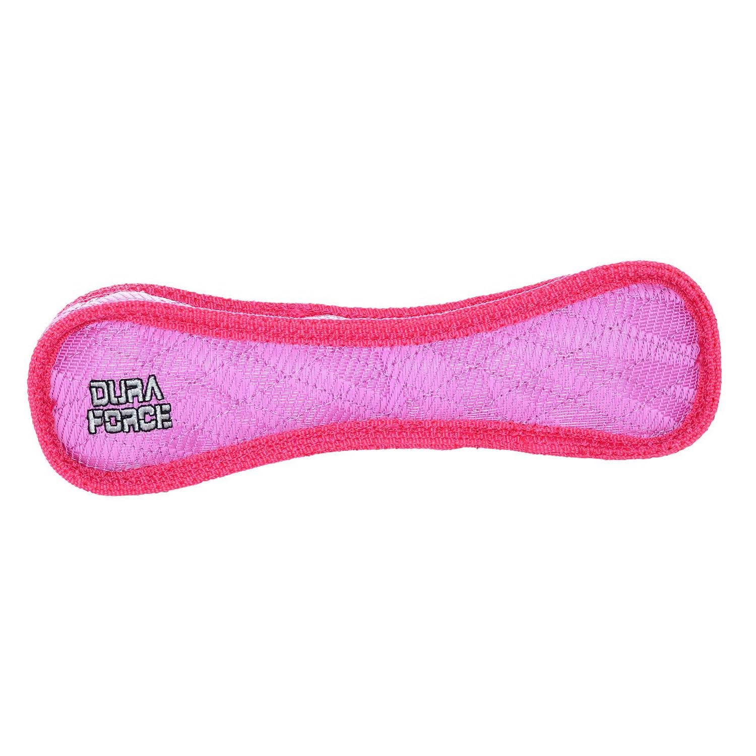Duraforce Bone Dog Toy - Pink - Regular