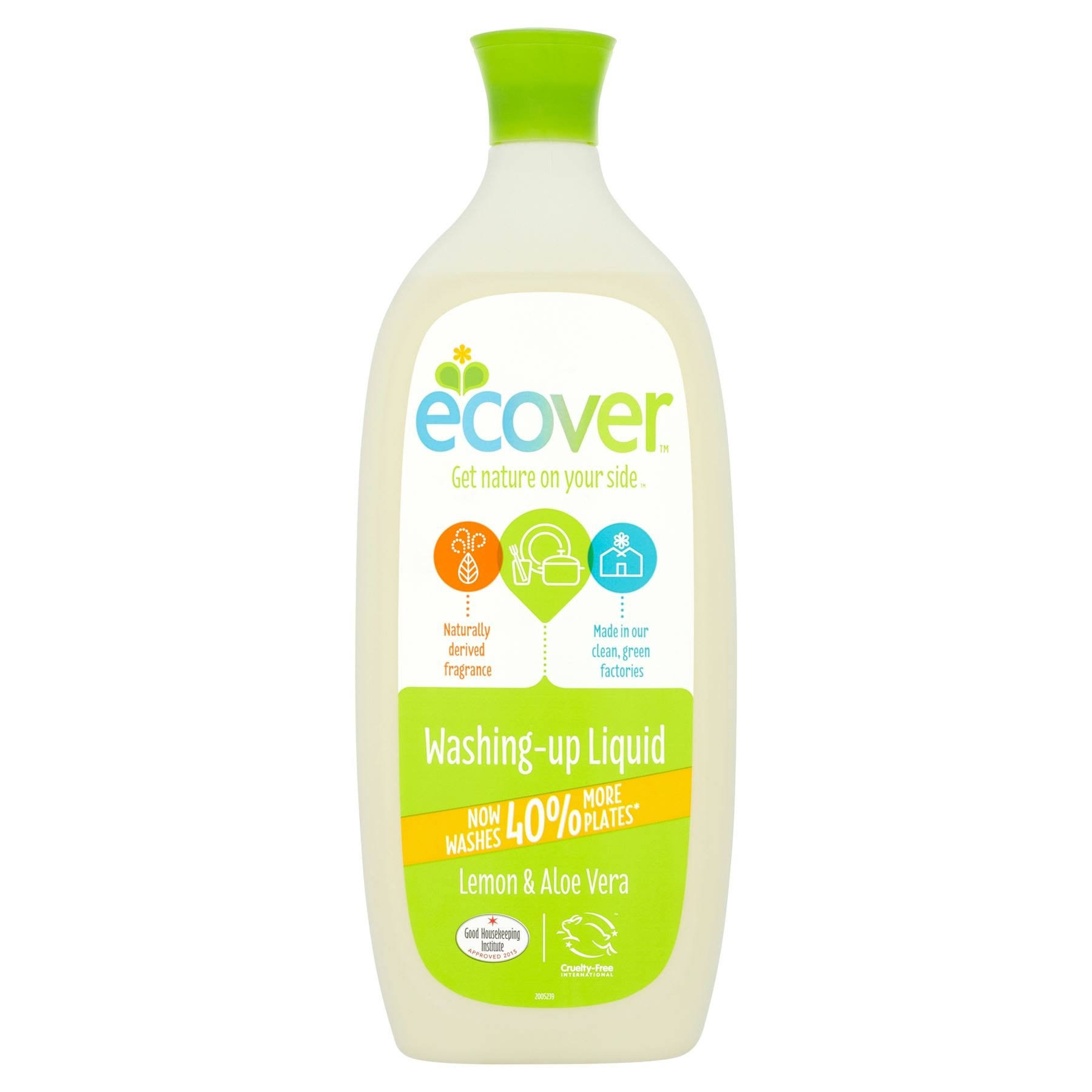 Ecover Washing-Up Liquid - Lemon & Aloe, 950ml