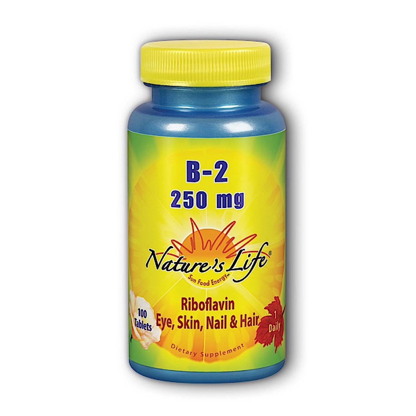 Nature's Life B-2 Riboflavin - 250mg, x100