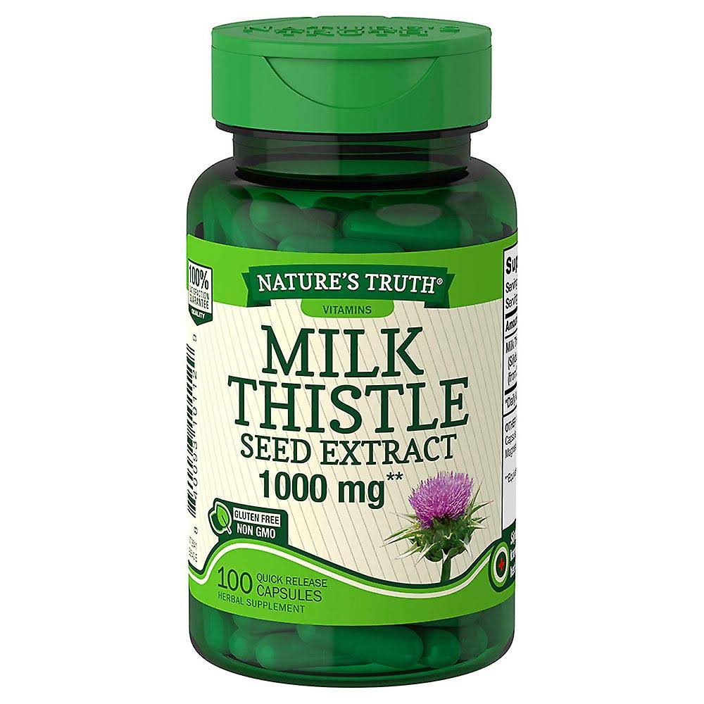 Nature's Truth Milk Thistle Seed Extract - 1000mg, 100ct