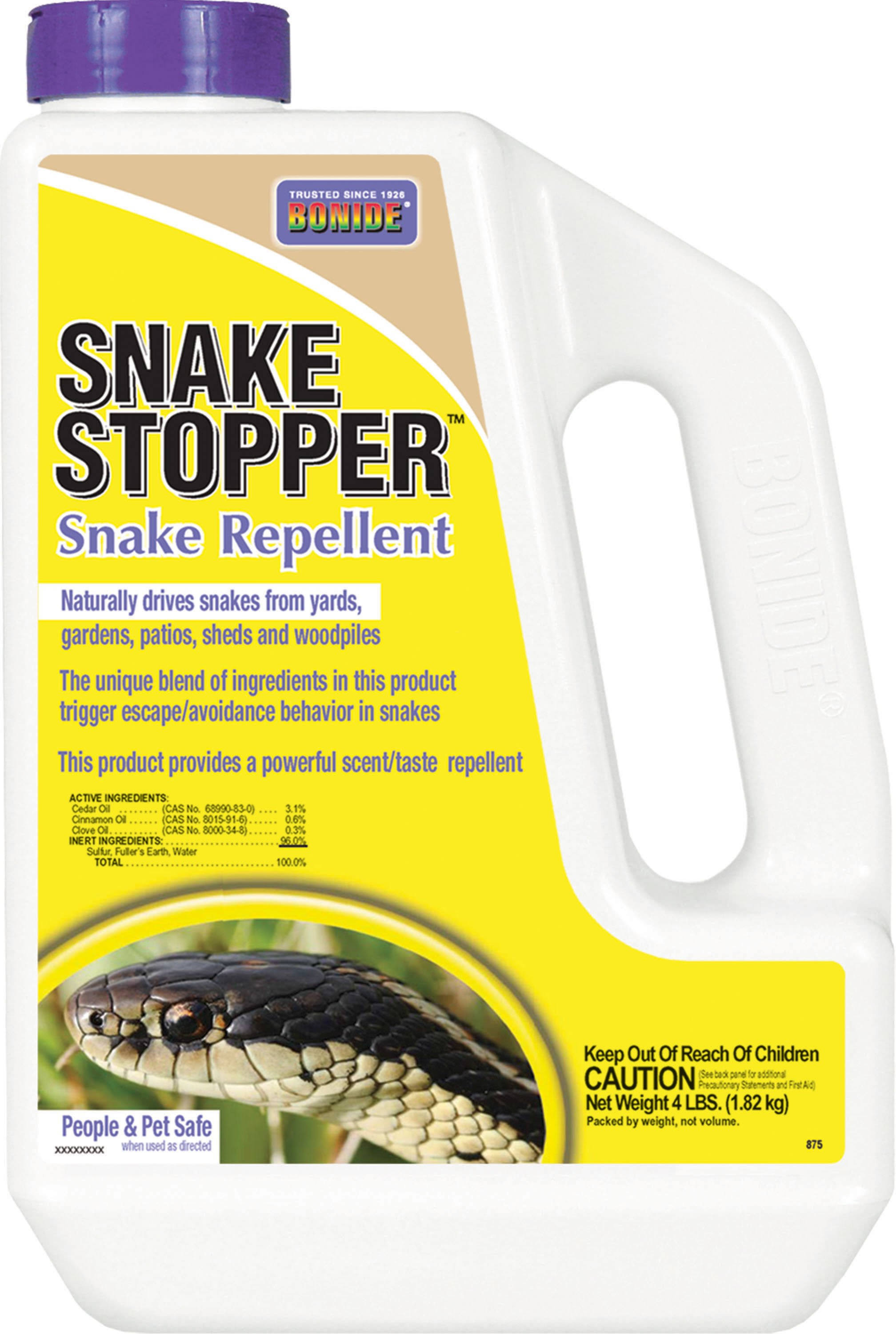 Bonide 875 Snake Stopper Snake Repellent - 4lbs