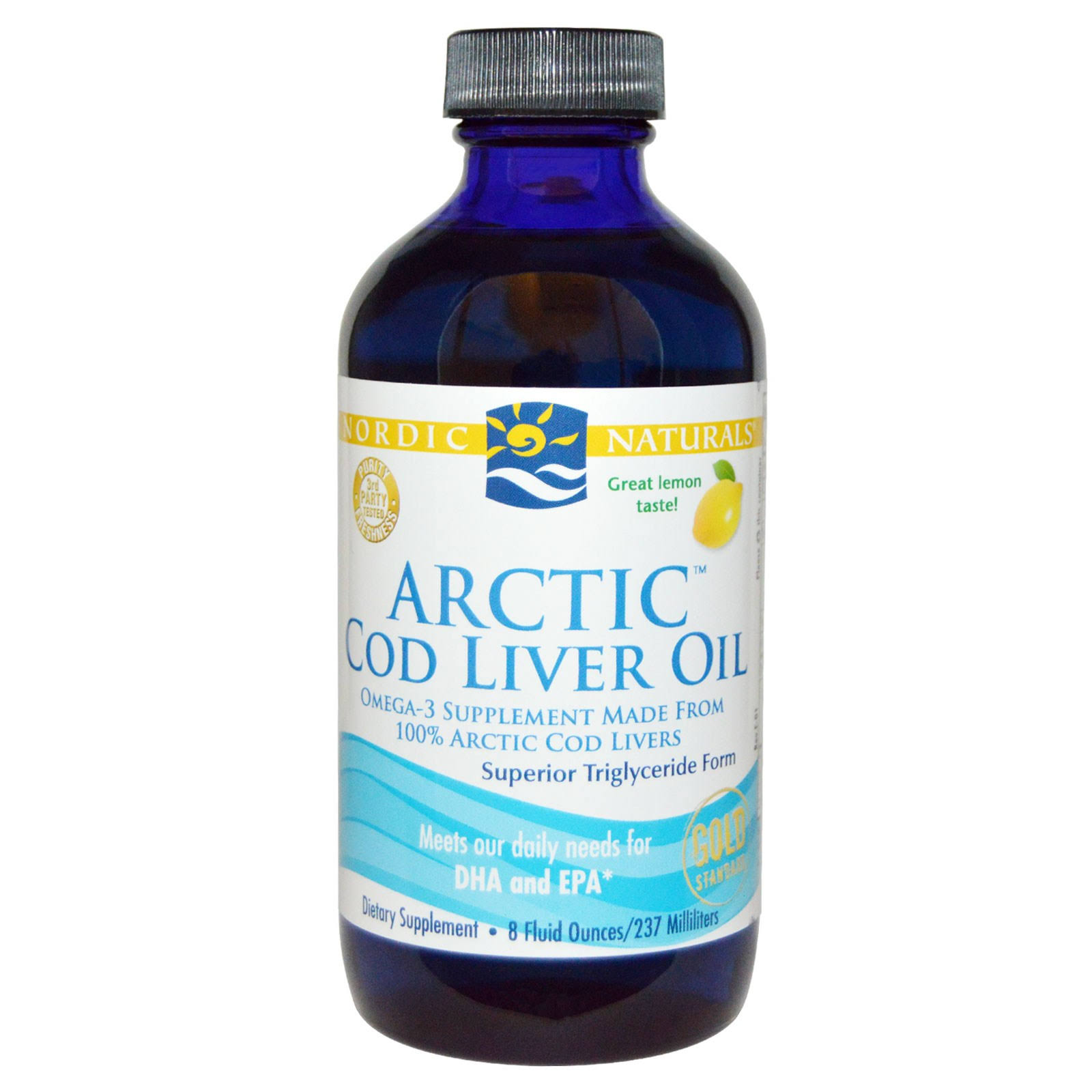 Nordic Naturals Arctic Cod Liver Oil - Lemon