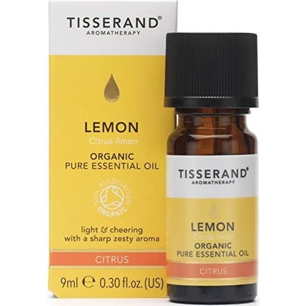 Tisserand Aromatherapy Organic Pure Essential Oil - Lemon, 9ml
