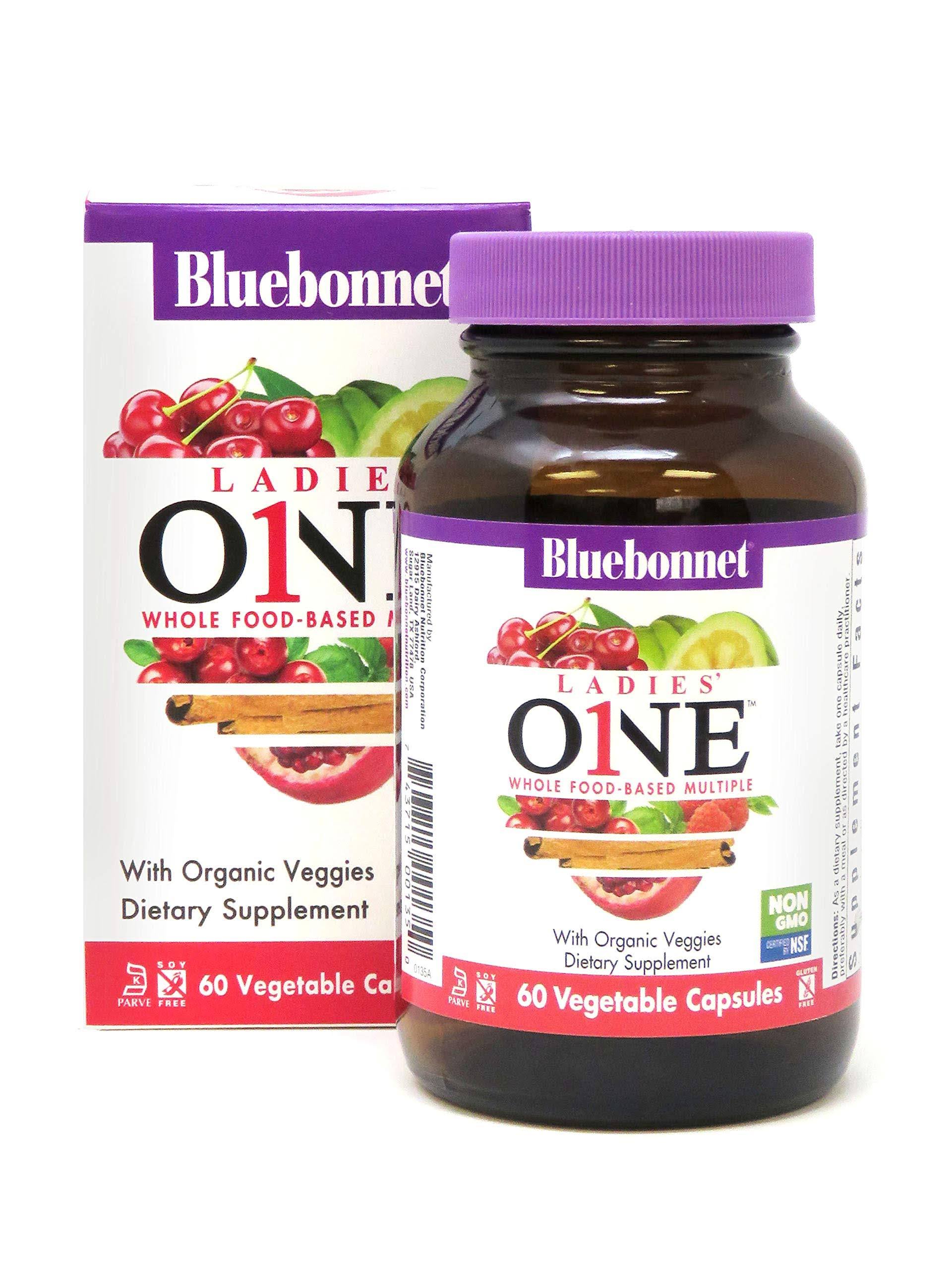 Bluebonnet Nutrition Ladies One Vegetable Capsule, Whole Food Multiple