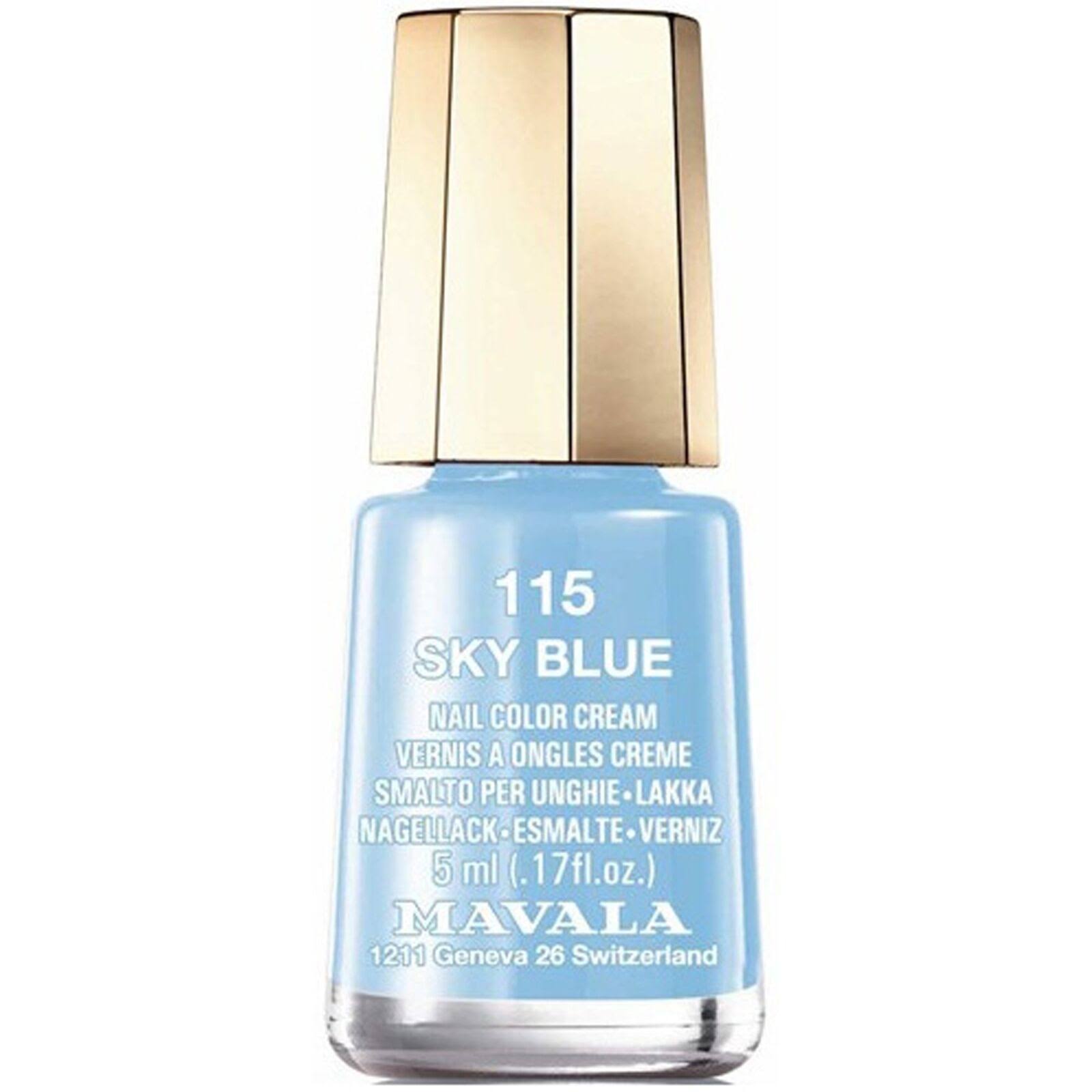Mavala Nail Color Cream - 115 Sky Blue, 5ml