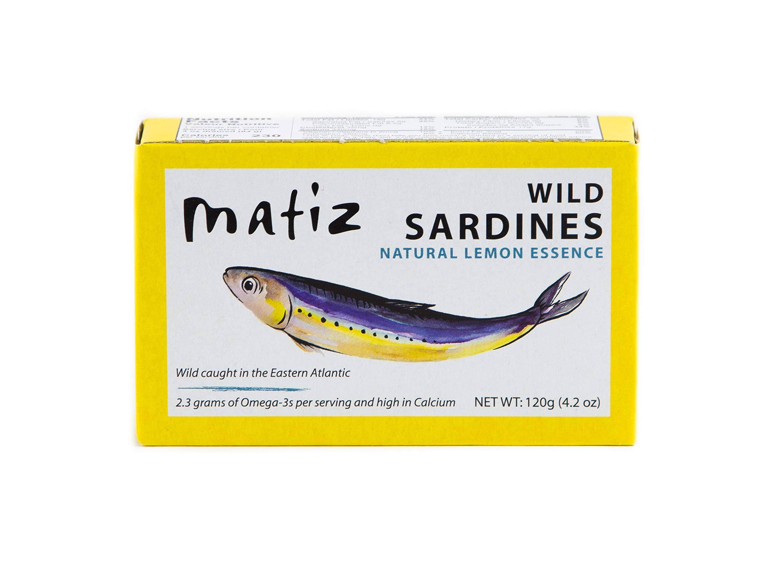 Matiz Gallego Sardines - with Lemon, 4.2oz