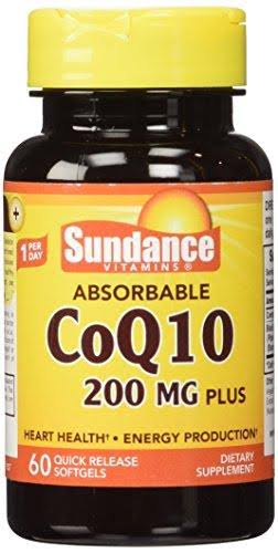 Sundance Coq10 Dietary Supplement - Black Pepper, 200mg, 60ct