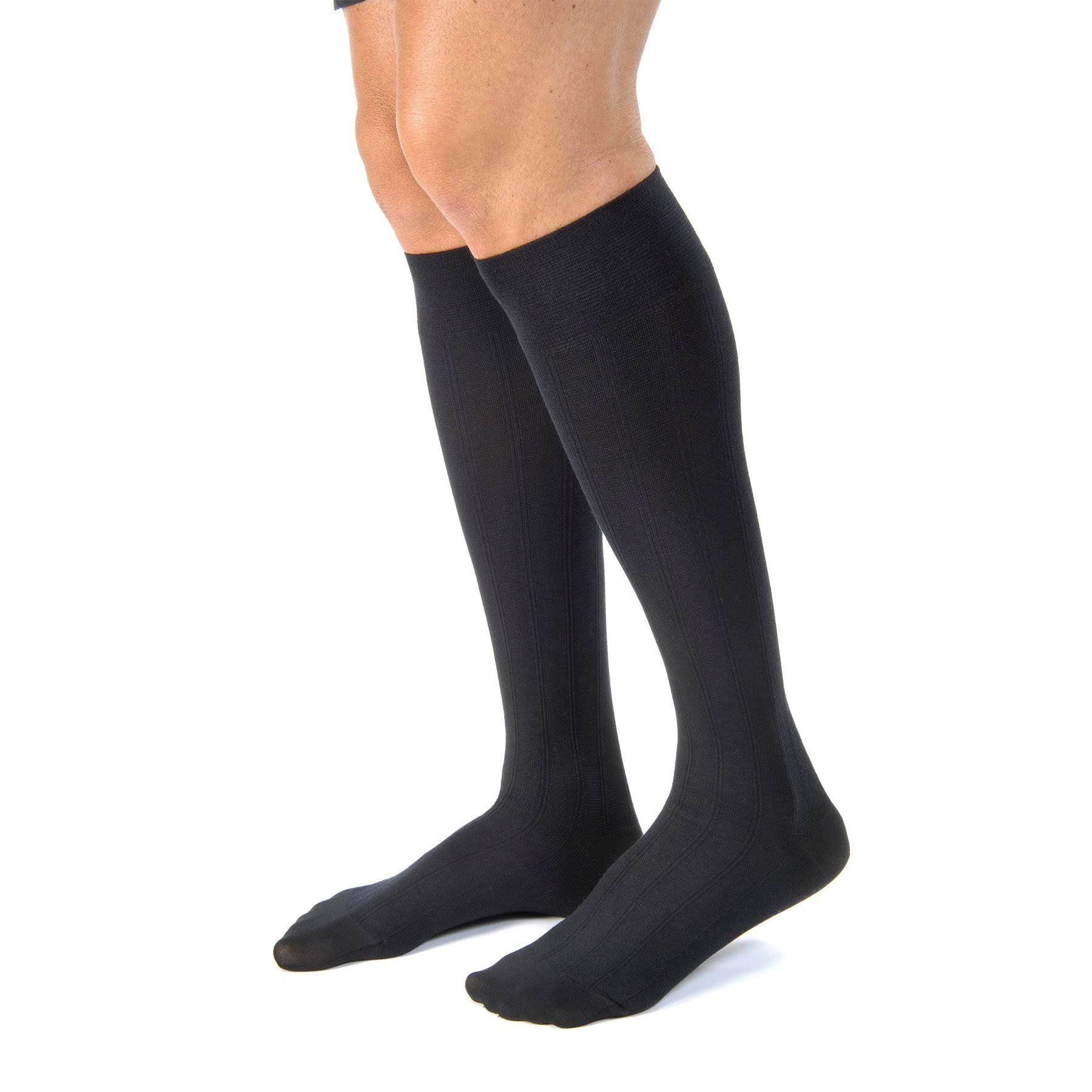 Jobst Unisex Activewear Knee High Socks - Black, XLarge