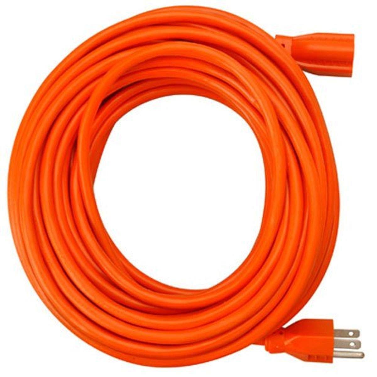 Master Electrician 25-Feet Round Vinyl Extension Cord - Orange