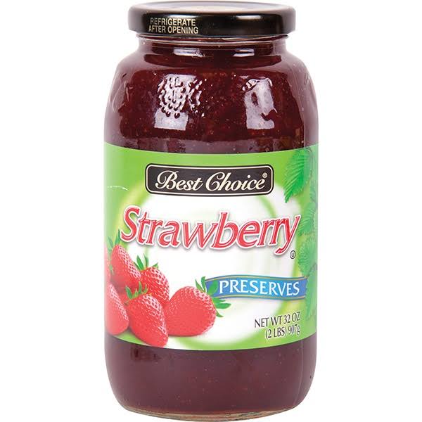 Best Choice Strawberry Preserves - 32 oz