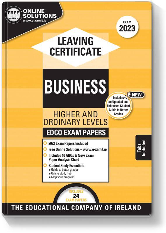 Business Higher & Ordinary Level Leaving Certificate Exam Papers