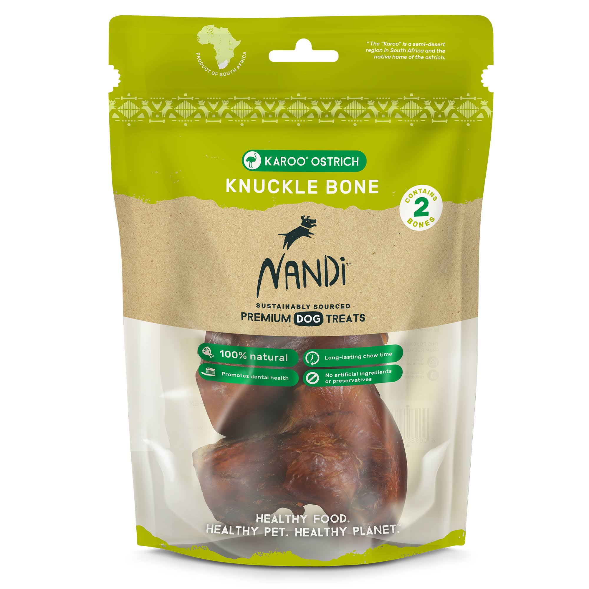 Nandi Karoo Ostrich Knuckle Bone (2pk)
