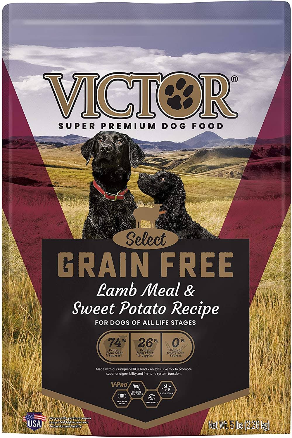 Victor Grain Free Lamb Meal & Sweet Potato Recipe Dry Dog Food-5 lb
