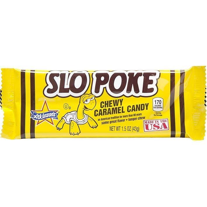 Atkinson Candy Slo Poke Bars - Chewy Caramel, 1.5oz