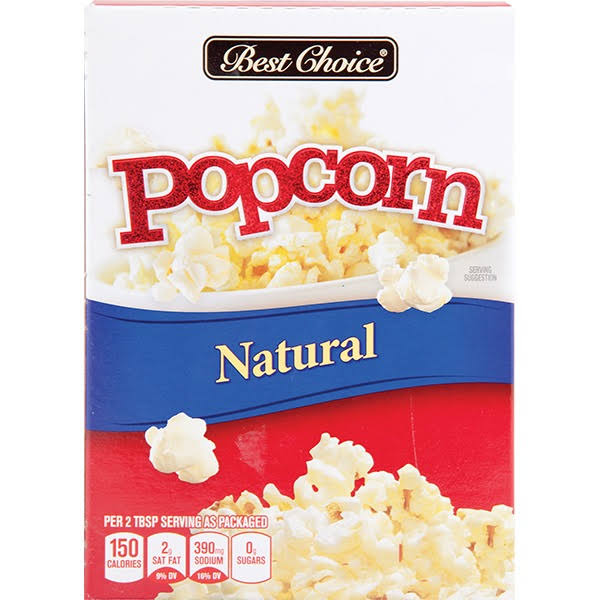 Best Choice Natural Microwave Popcorn