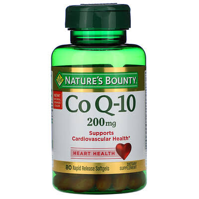 Nature's Bounty Co Q-10 Dietary Supplement - 200mg, 80 Softgels