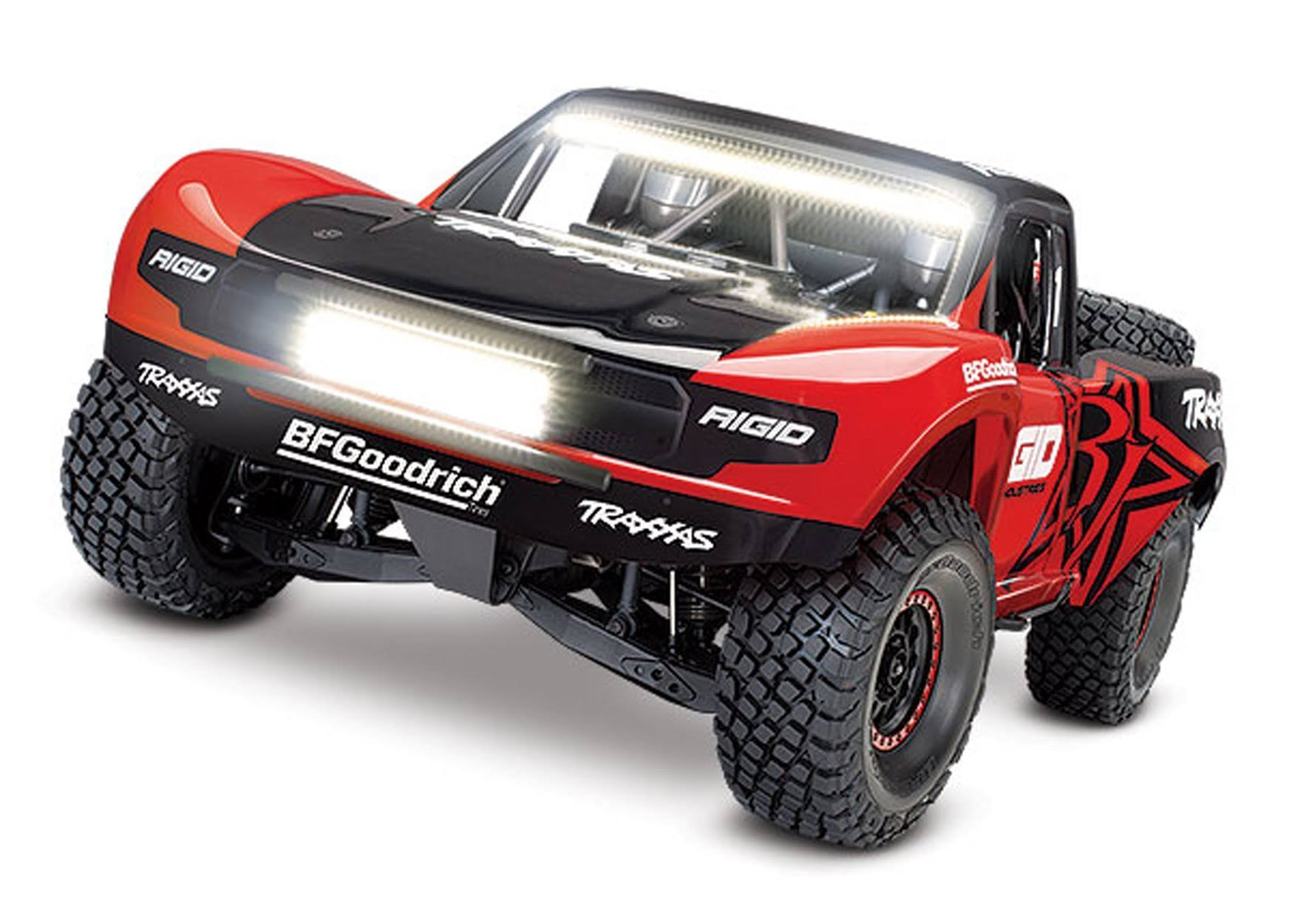 Traxxas 85086-4 Unlimited Desert Racer 1/7 4WD Vxl Brushless Short Course Truck with Light Kit (Rigid Edition)