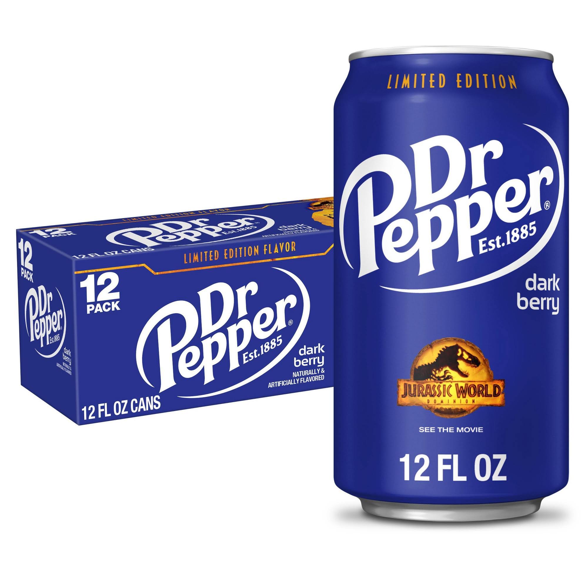 Dr Pepper Dark Berry Soda