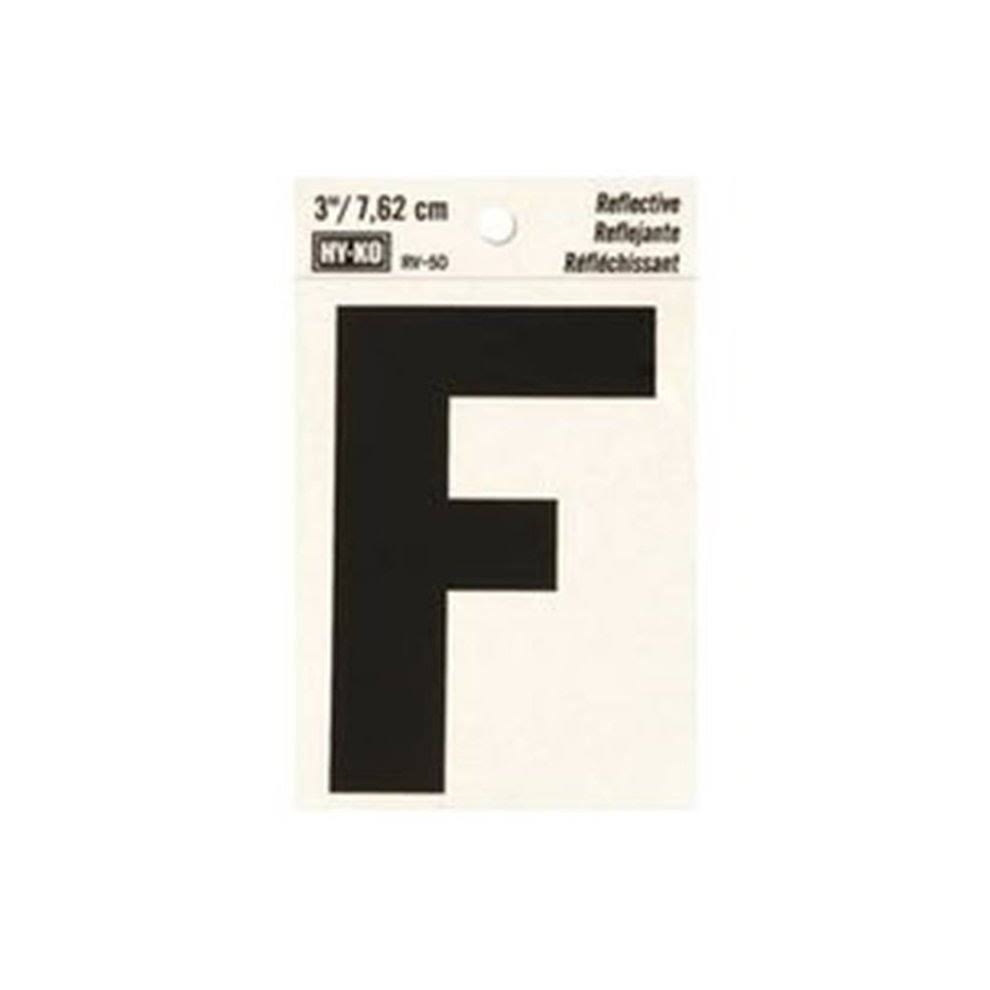 Hy-Ko Products House Letter - Letter F, 3"
