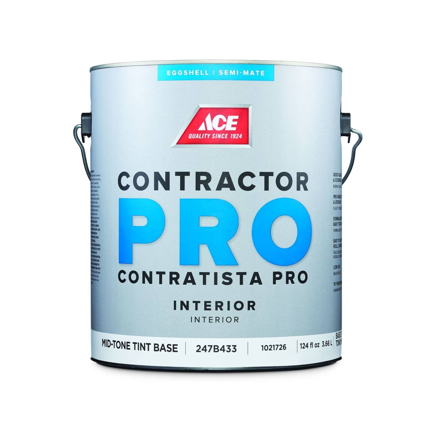 Ace Contractor Pro Eggshell Tint Base Mid-tone Base Latex Paint Interior 1 gal.