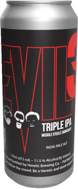 Heretic Brewing Evil 3 3xIpa 16oz Cans