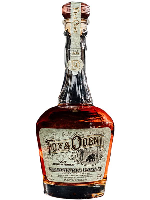 Fox & Oden Straight Rye Whiskey 750 ml