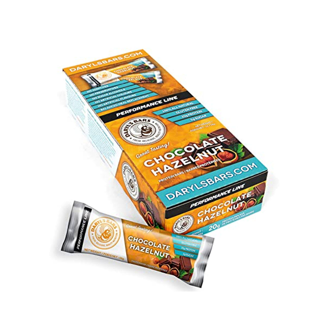Daryl's Performance Line Protein Bars 12Pack