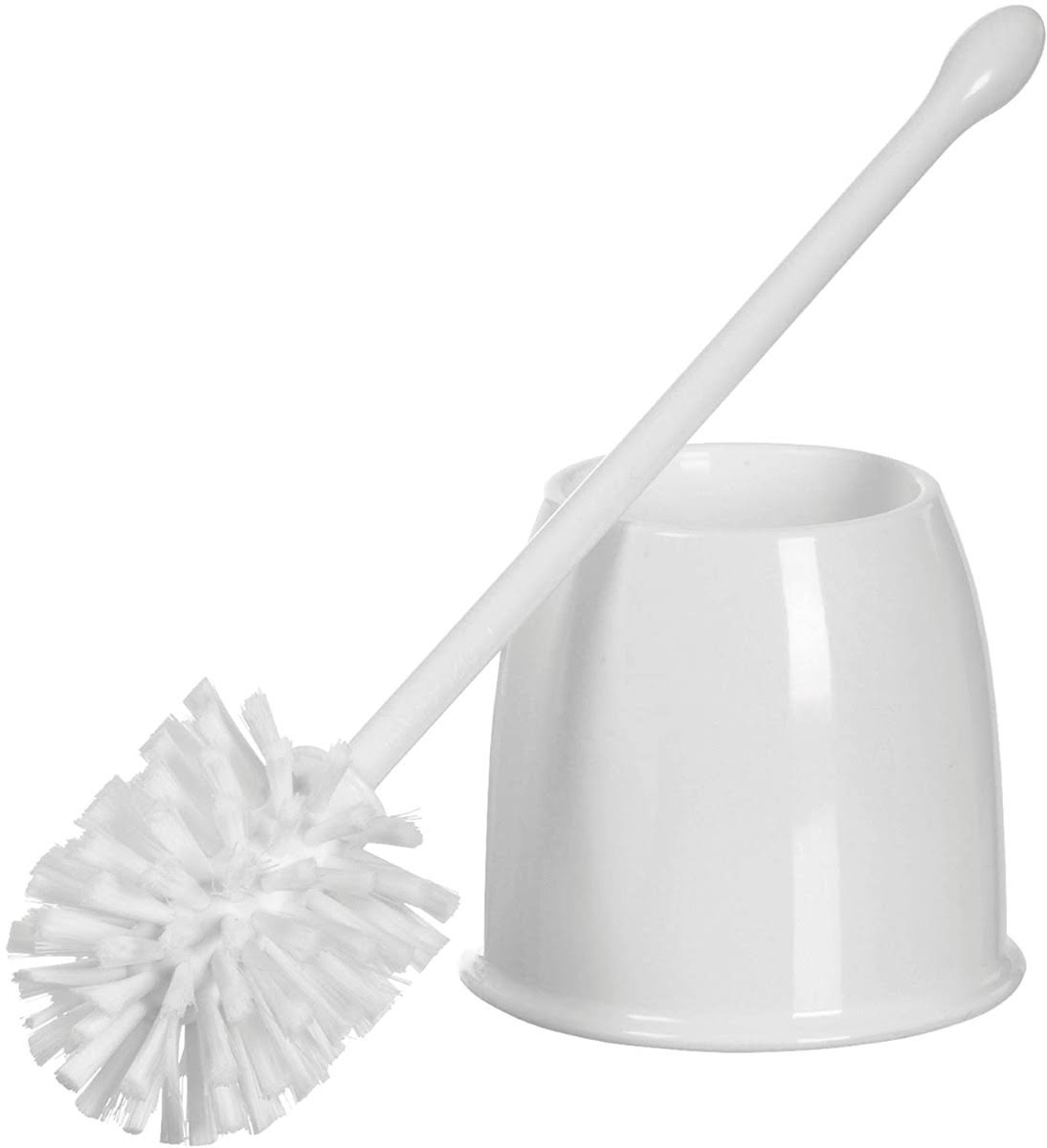 Toilet Brush Set With Holder - White - [PD-B106MAX]