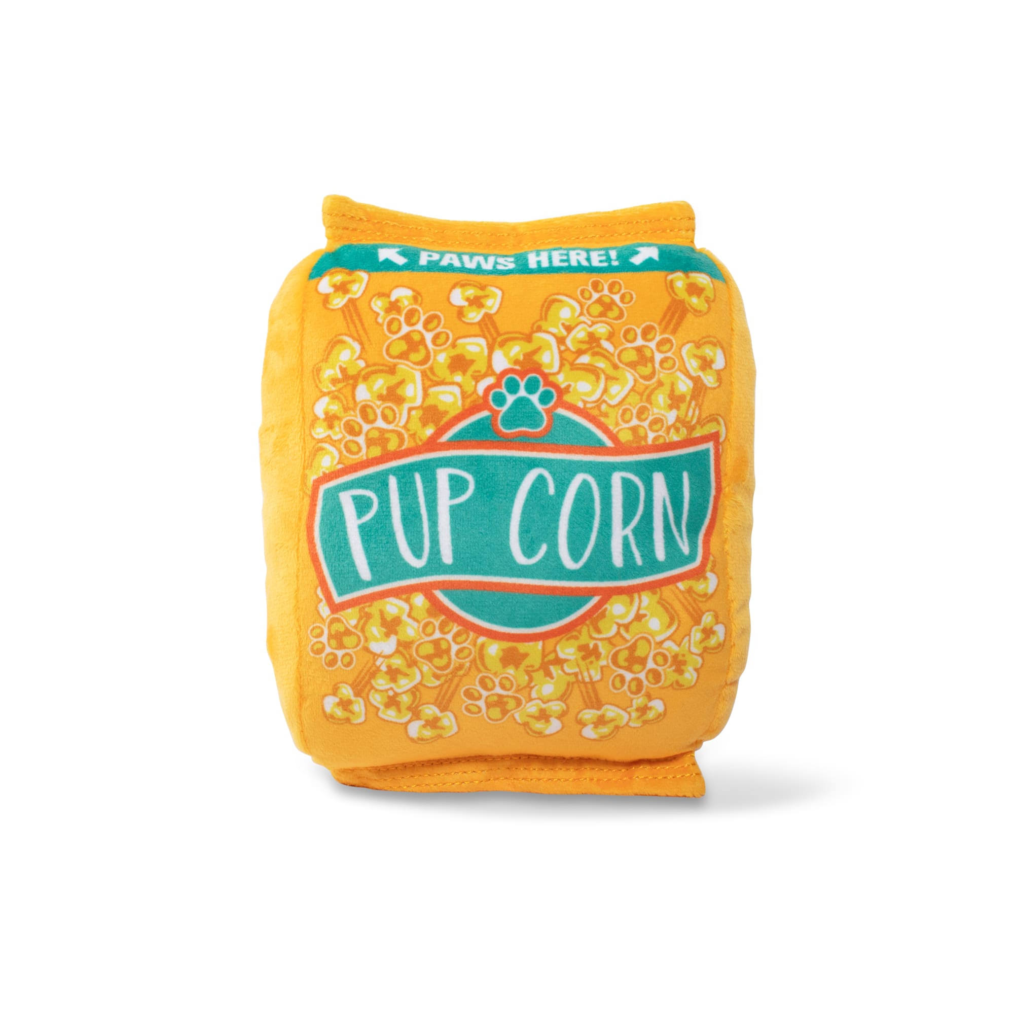 Wagsdale Pup Corn Microwave Bag Plush Dog Toy, Small