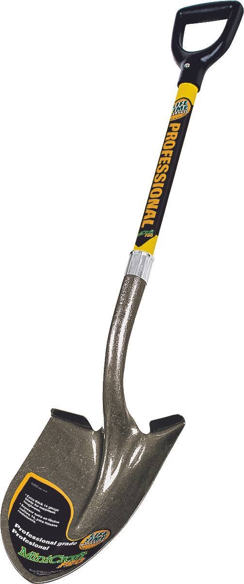 Mintcraft Pro Round Point Shovel & D-Grip