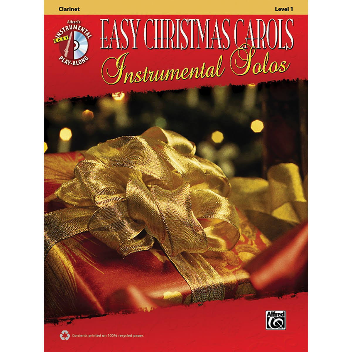 Easy Christmas Carols Instrumental Solos: Clarinet, Book & CD - Alfred Instrumental Series