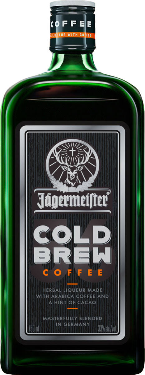 Jagermeister Herbal Liqueur, Cold Brew Coffee - 750 ml