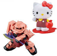 Bandai SD Gundam Cross Silhouette - Hello Kitty / MS-06S Char's Zaku II