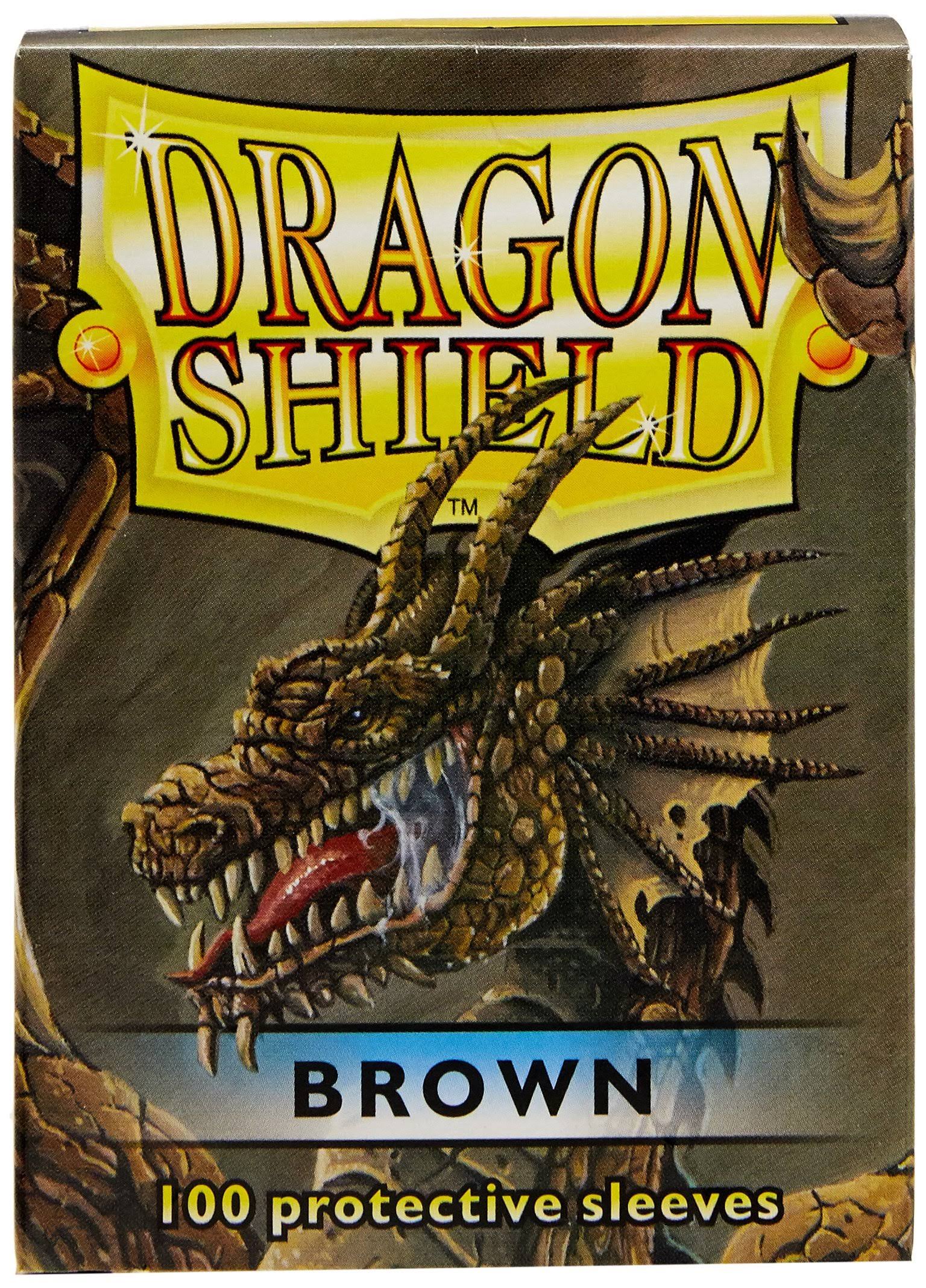 Dragon Shield Protective Card Sleeve - Brown, 100 Pack