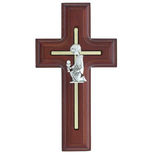 Rosewood First Communion Cross for Boys 6