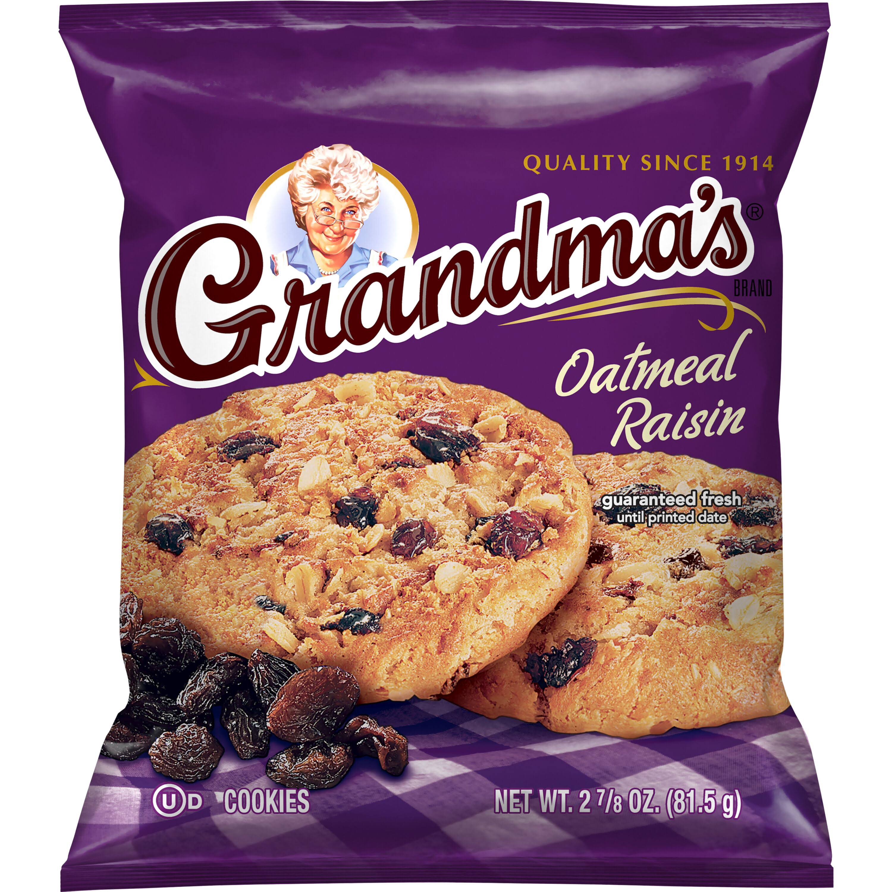 Grandma's Cookies, Oatmeal Raisin - 2.875 oz