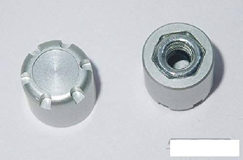 SSD RC Scale Front/Rear Hubs (Silver)