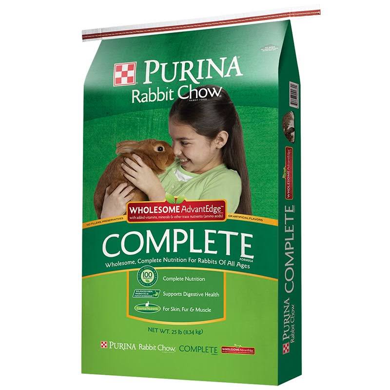 Purina Mills Rabbit Chow Complete Advantedge Dog Food - 25lbs