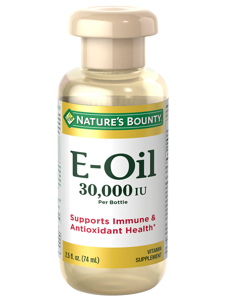 Nature's Bounty E-Oil Vitamin Supplement - 30,000 IU, 74ml