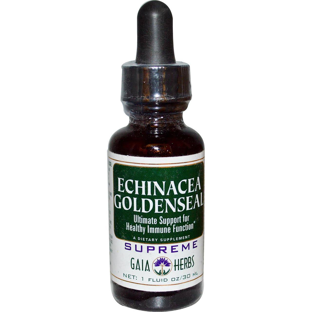Gaia Herbs Echinacea Goldenseal Supreme - 1 FL oz (30 ml)