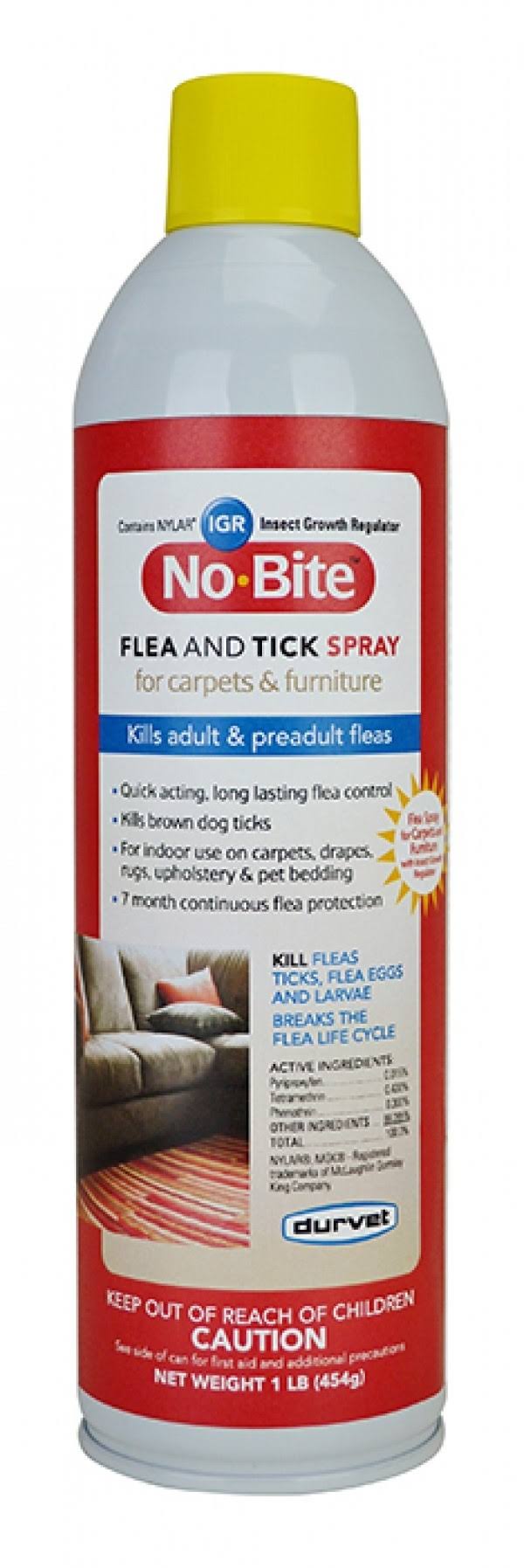 Durvet 011-1134 No Bite Flea and Tick House and Carpet Spray - 16 oz